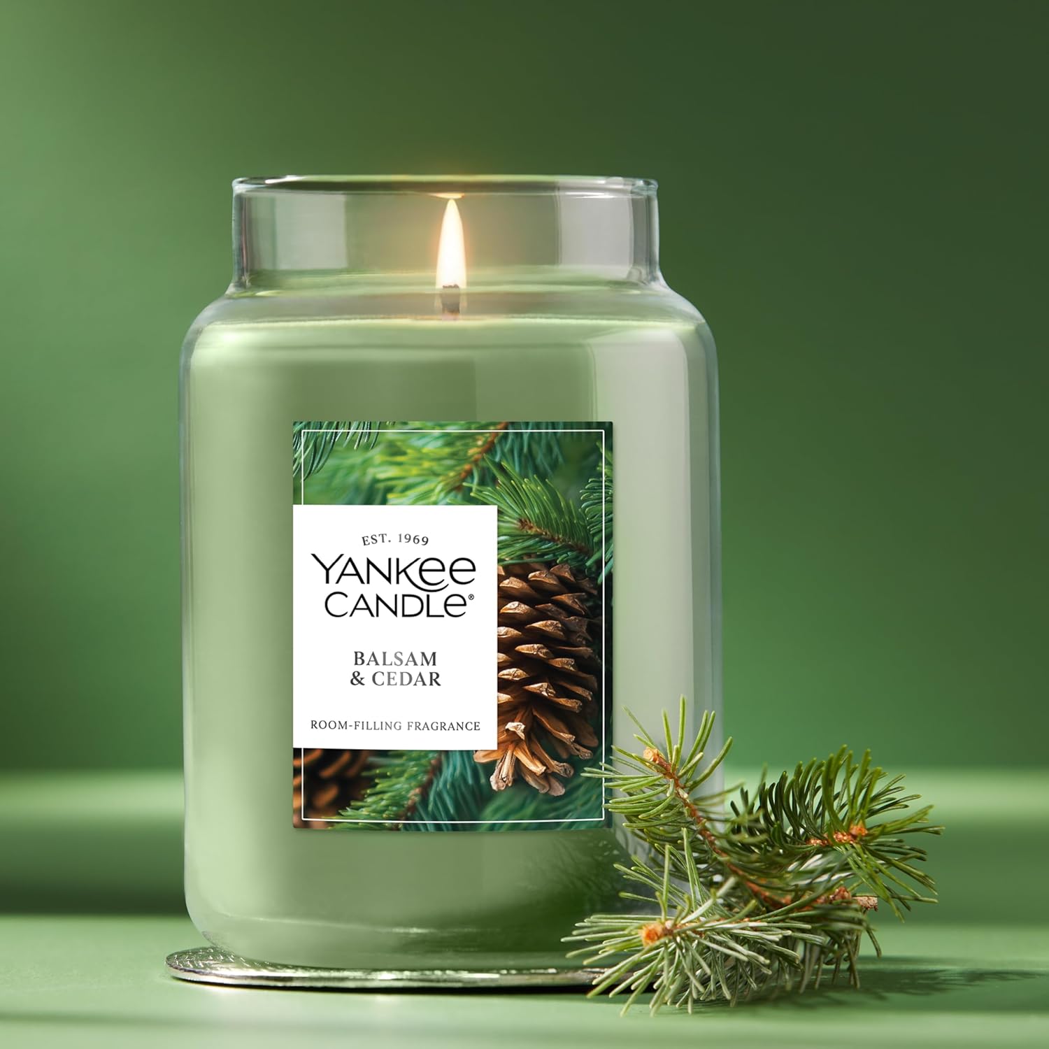 Balsam Cedar Holiday Jar Candle