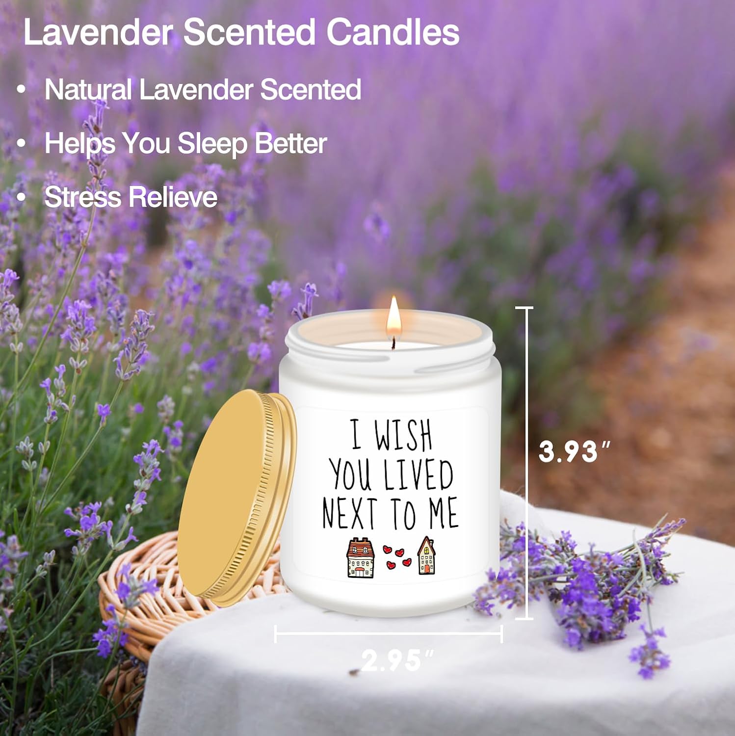 Calm Flame Lavender Candle