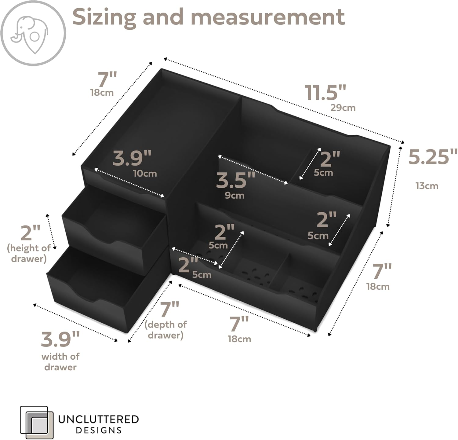 Urban Compact Countertop Gear Organizer