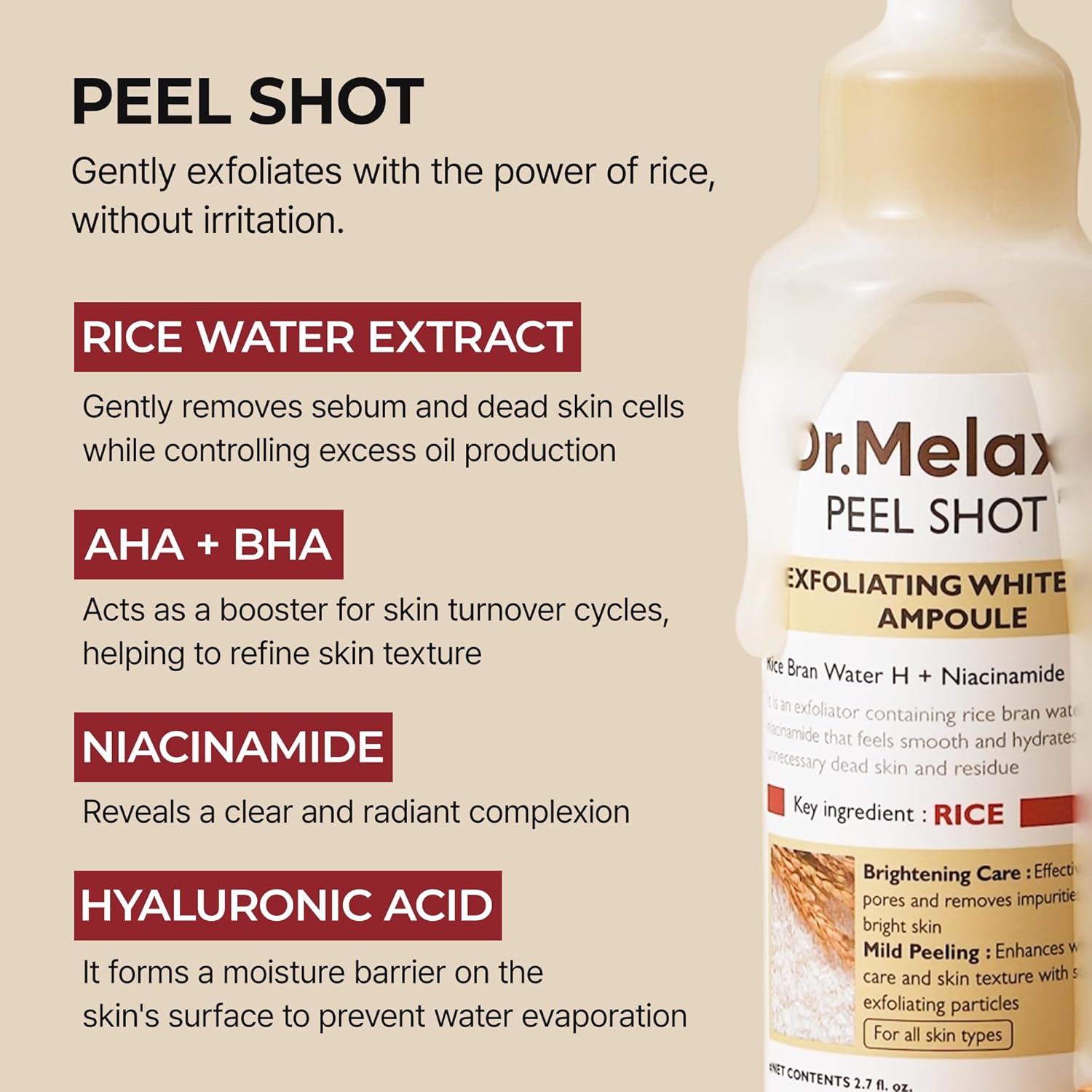 Glow Rice Peel Ampoule Serum